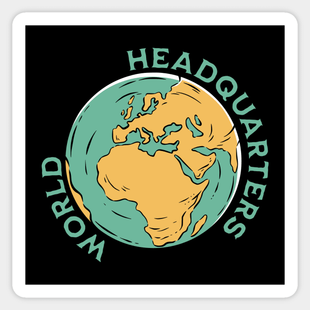 World Headquarters Sticker by LexieLou